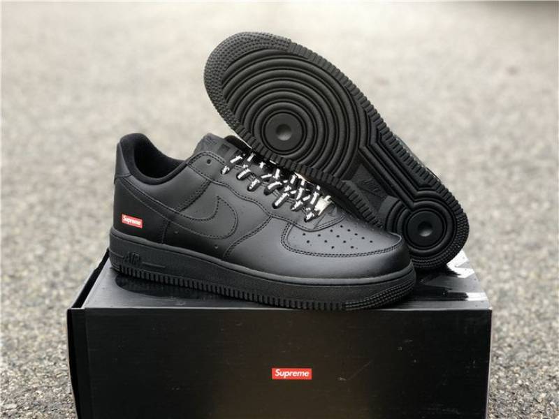 Air Force 1 Black Supreme x
