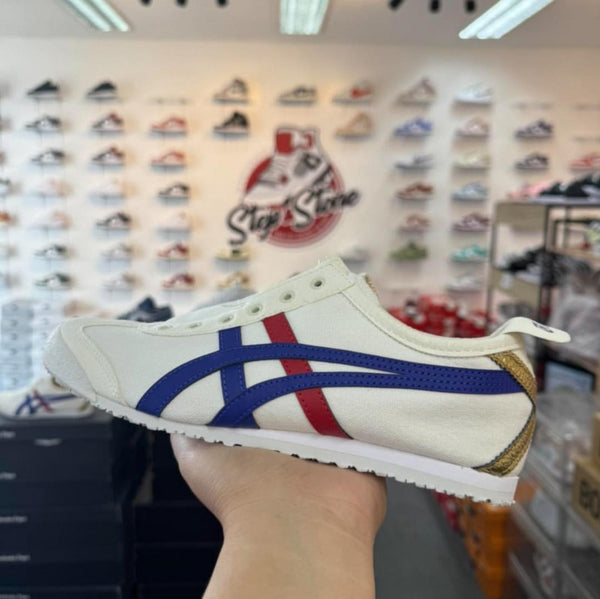 ONITSUKA TIGER MEXICO 66 MULTI GOLD SLIP ON 1ST LETHER QUALITY