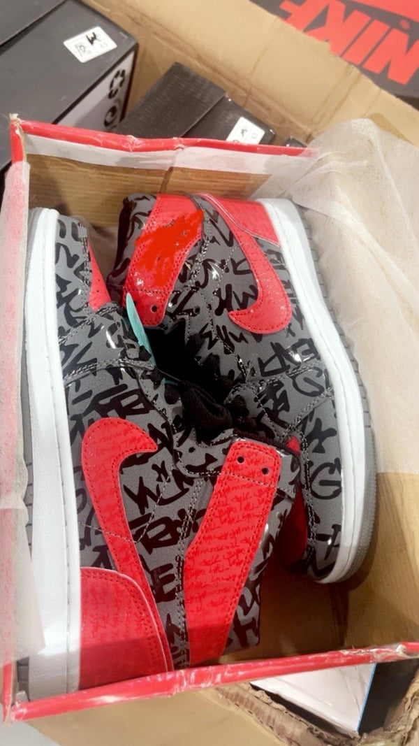 RETRO 1 REBALLLIONER RED WITH OG BOX & BUTTER PAPER