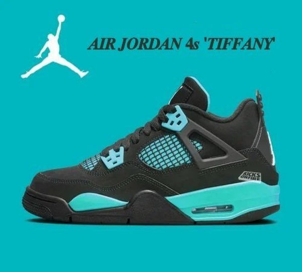 AIR JORDAN RETRO 4 TIFFANY GREEN