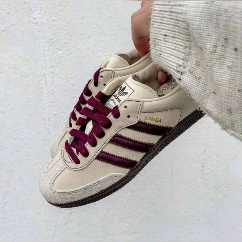 Samba OG Wonder White Maroon