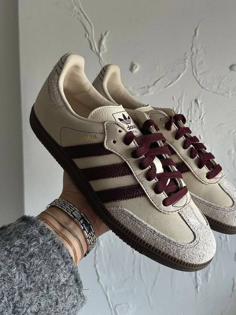 Samba OG Wonder White Maroon