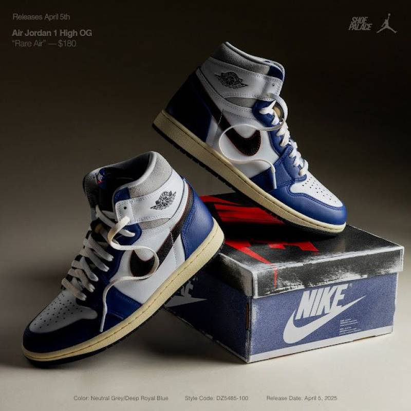 Air Jordan 1 High OG Rare Air - Deep RoyalBlue