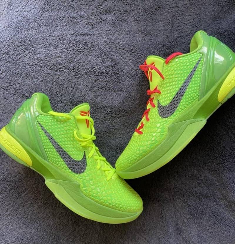 Kobe 6 Reverse Grinch Green Neon Shoes For Men Fix