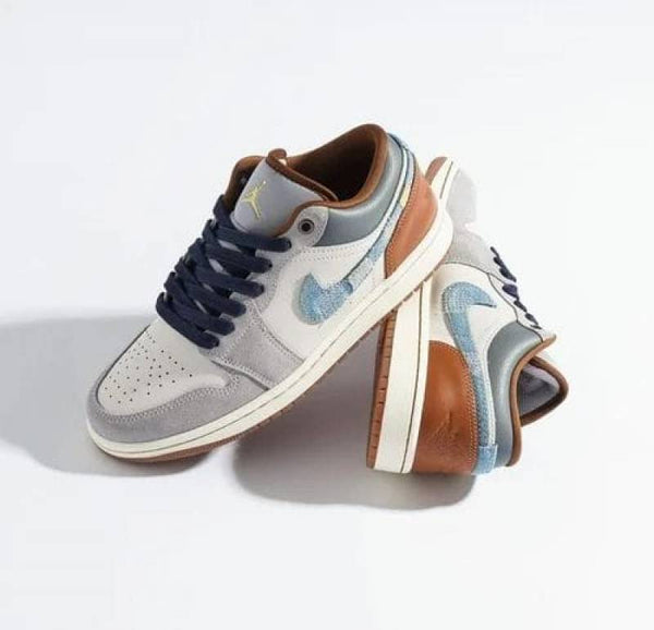 AIR JORDAN RETRO 1 LOW REPAIRED DENIMsSwoosh Fix