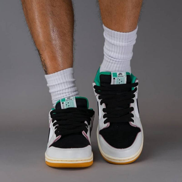 sb x csef dunk low pro shoes summit white blackwhiteiron