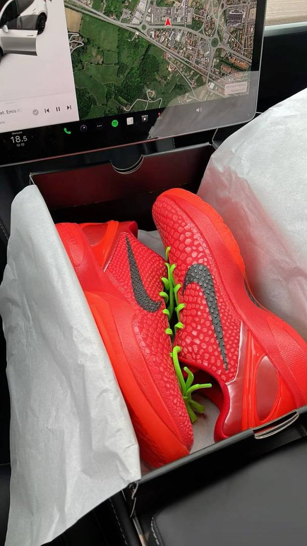 Zoom Red Kobe 6 Protro Reverse Grinch