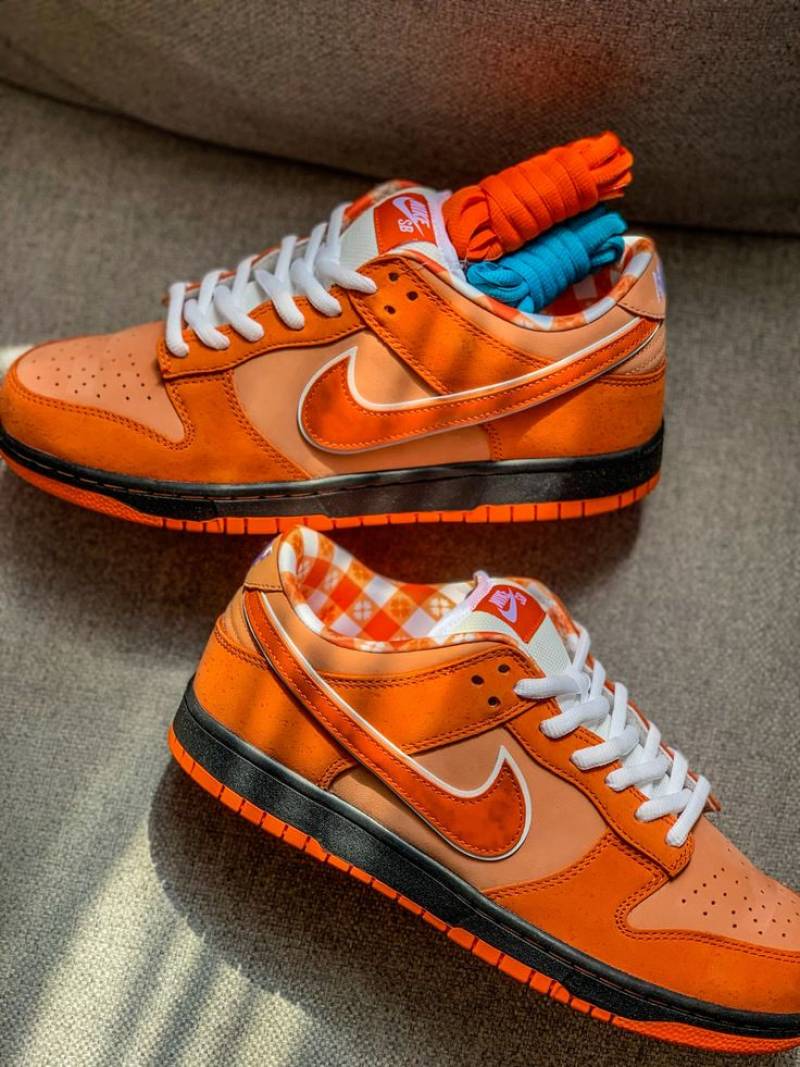 Concepts x dunk low sb orange lobster With Band 