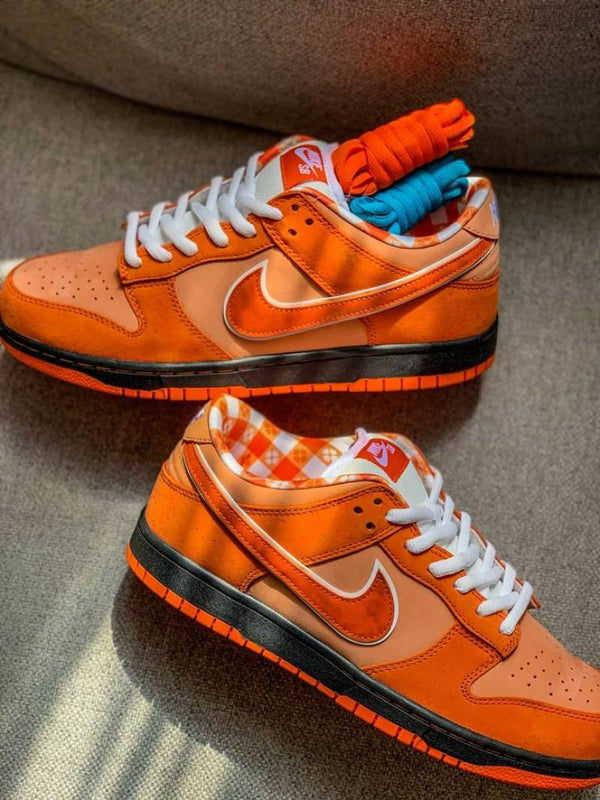 Concepts x dunk low sb orange lobster With Band 