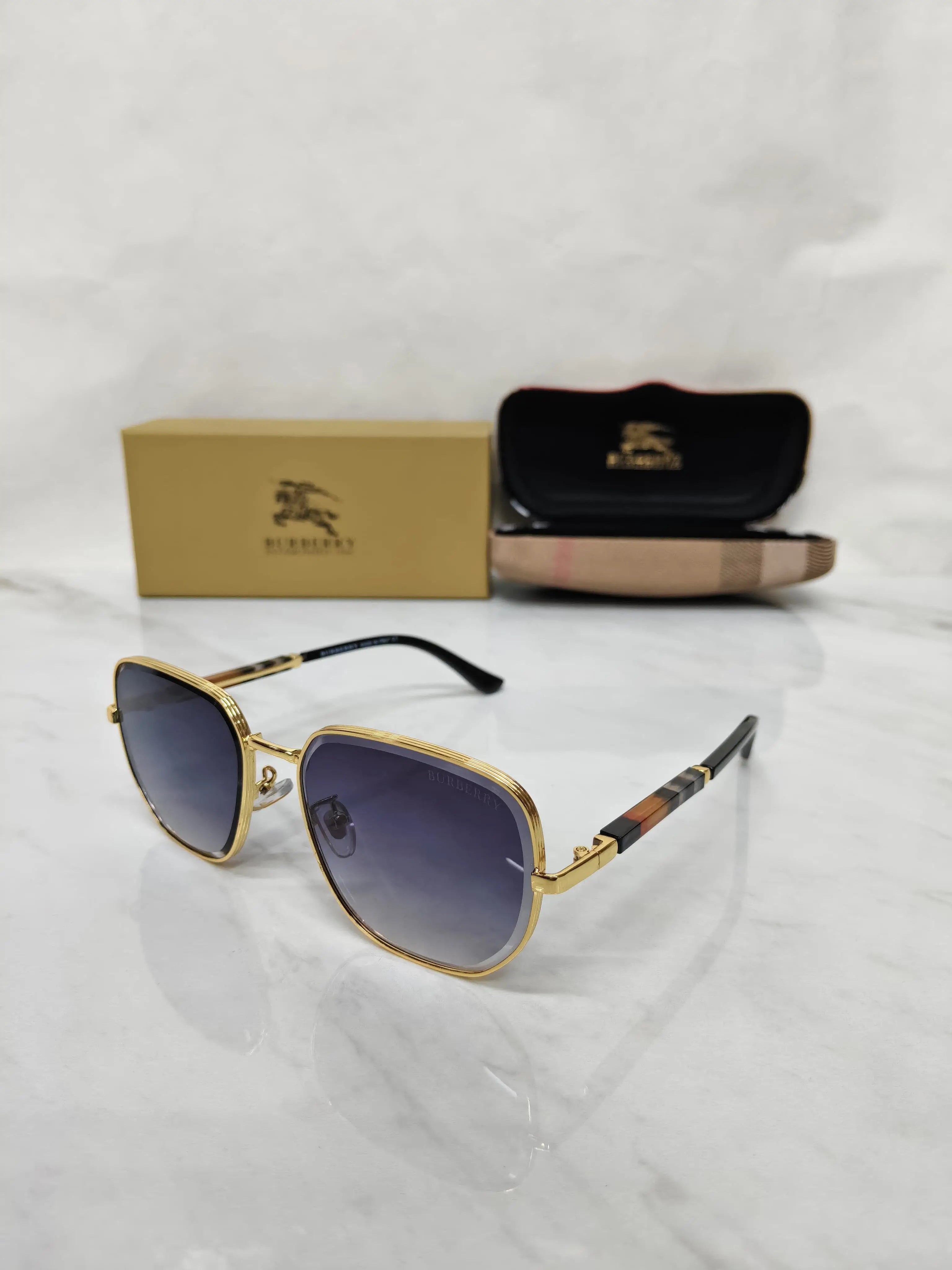 BURBERRY 2609 GOLD BLACK FULL METAL QUALITY 