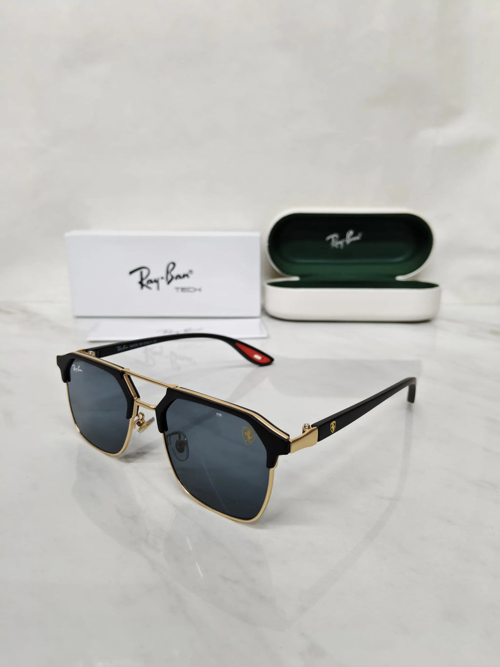 RAY BAN 04 BLACK GOLD 