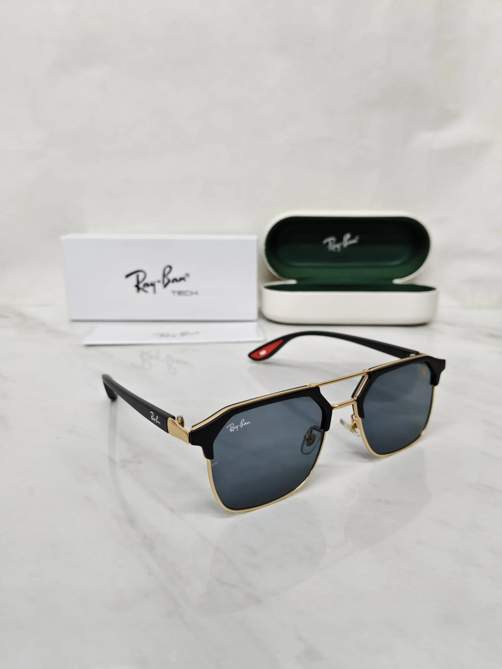 RAY BAN 04 BLACK GOLD 
