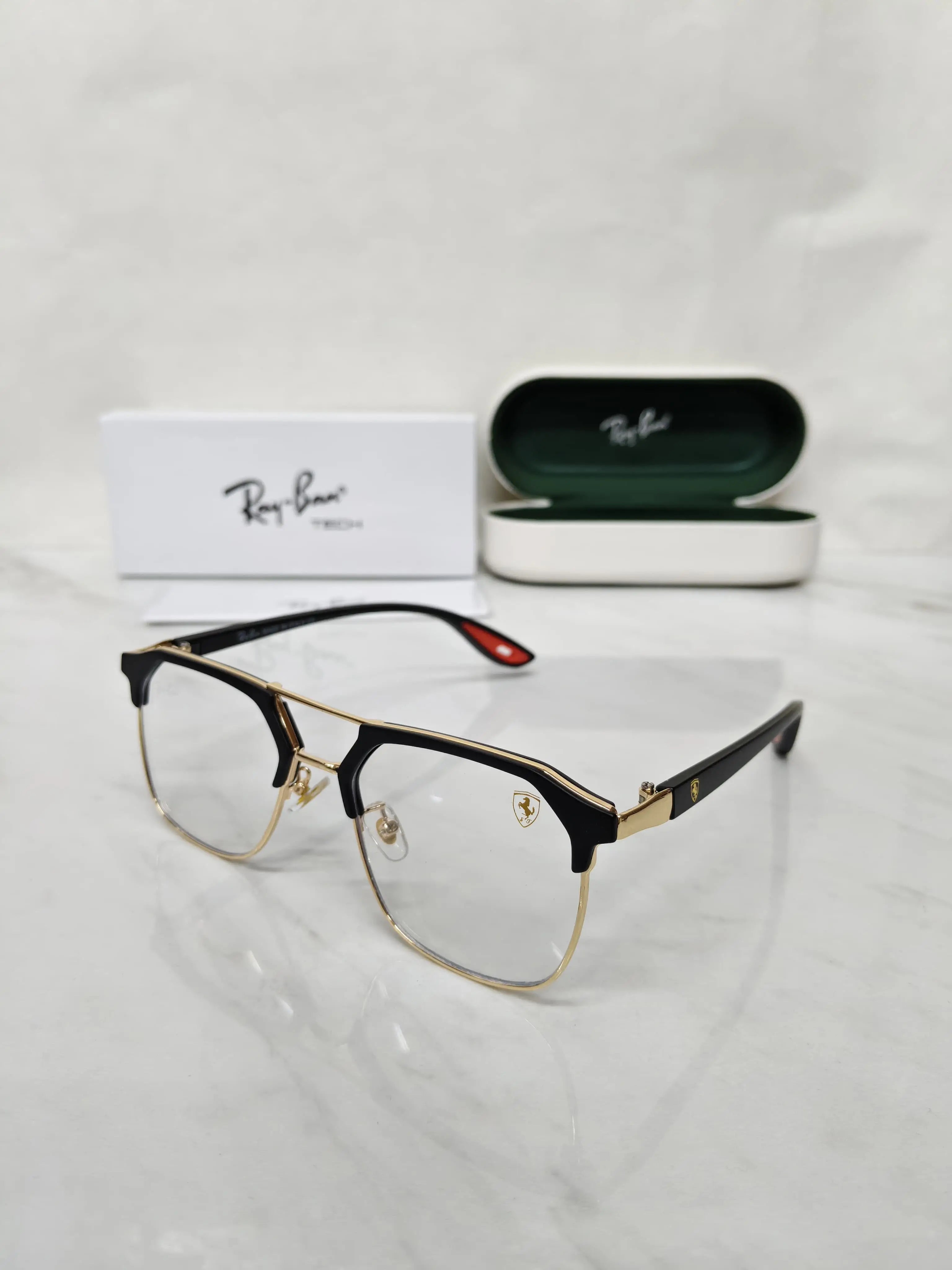 RAY BAN 04 BLACK GOLD FRAME 