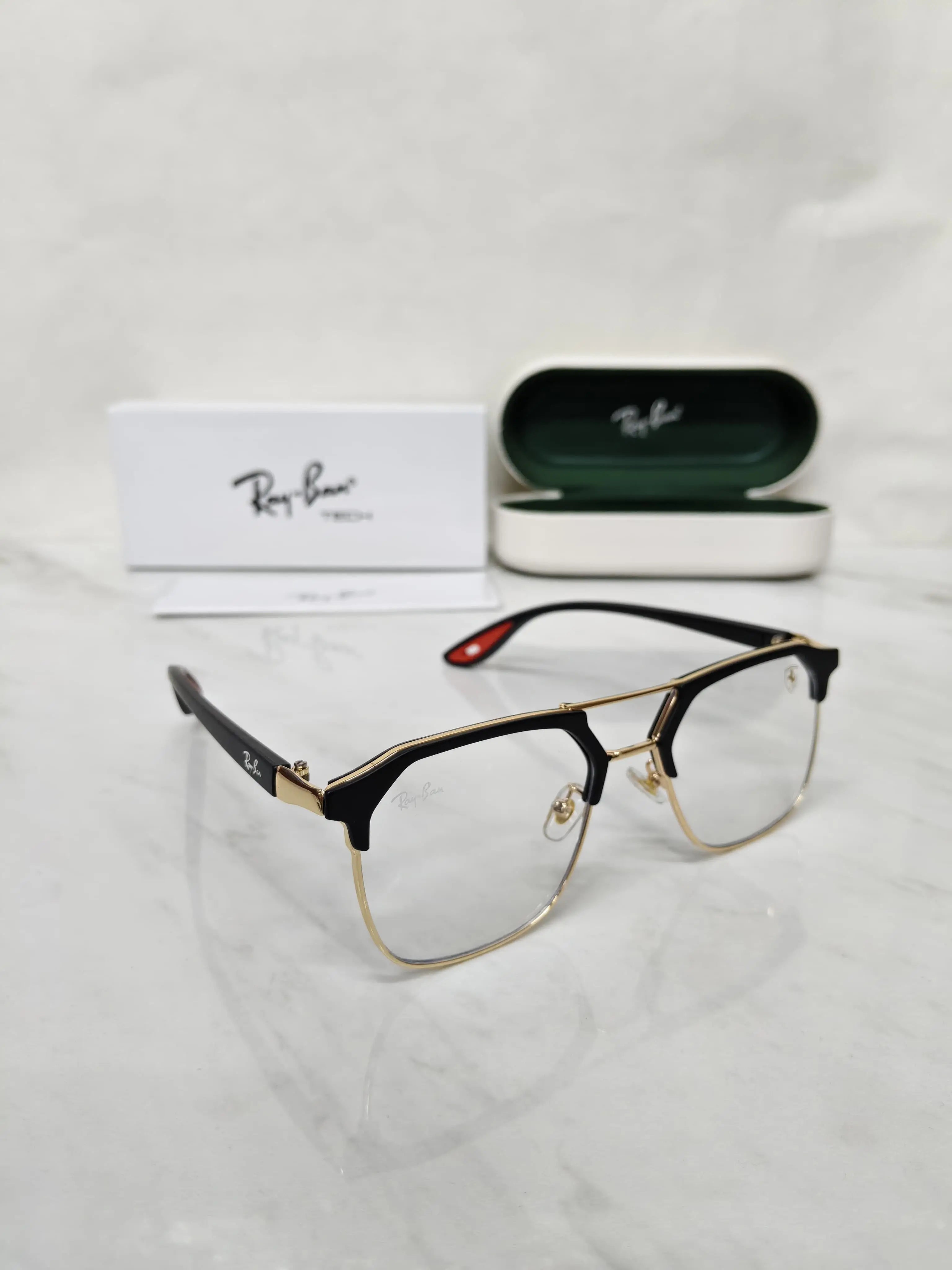 RAY BAN 04 BLACK GOLD FRAME 