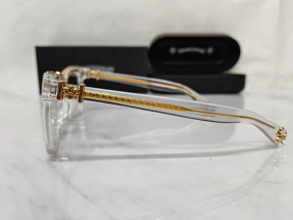 CHORME HEART 11068  WHITE GOLD METAL FRAME AAA+ QUALITY 