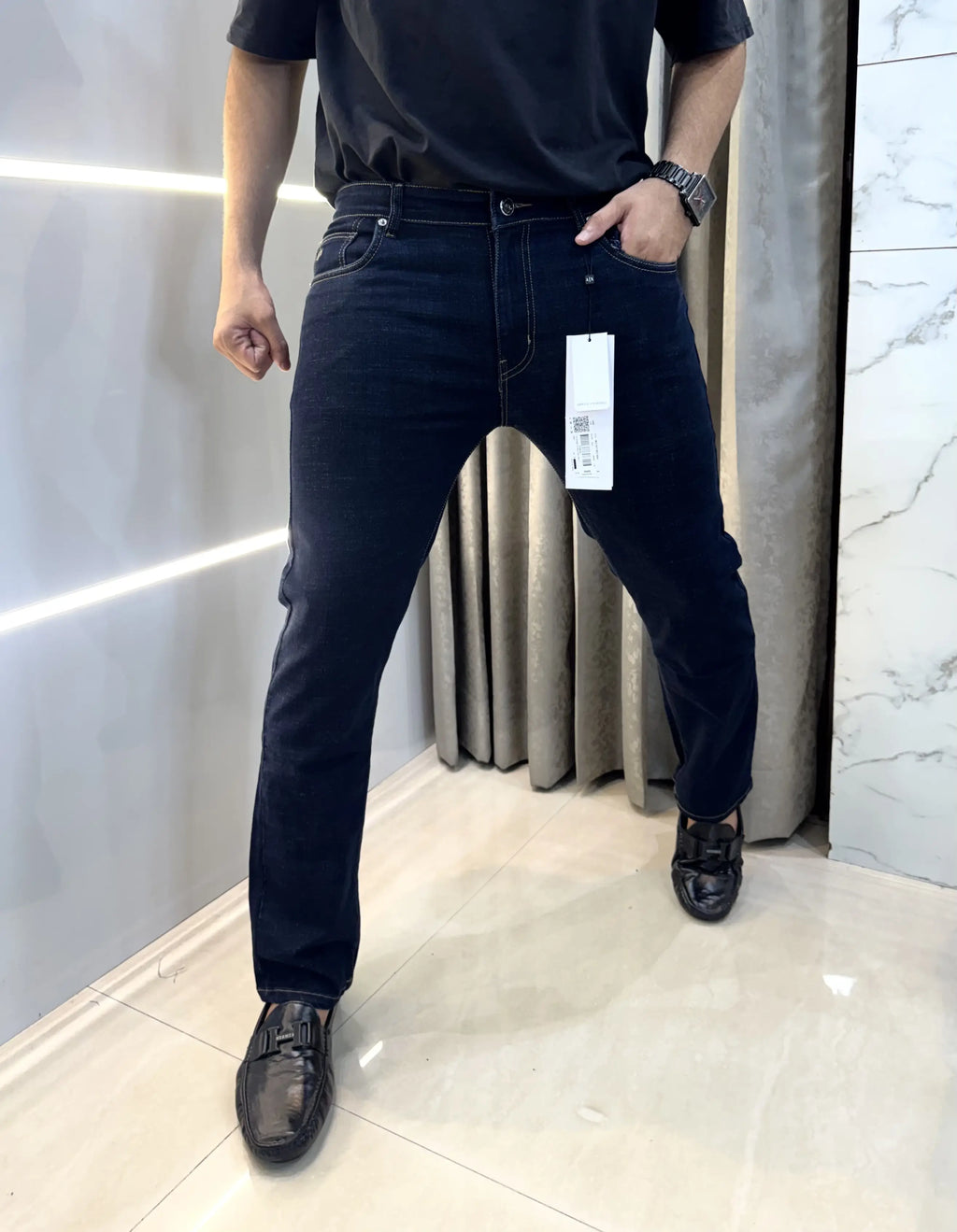 Arman i Exchange Raw Wash Blue Imported Denim
