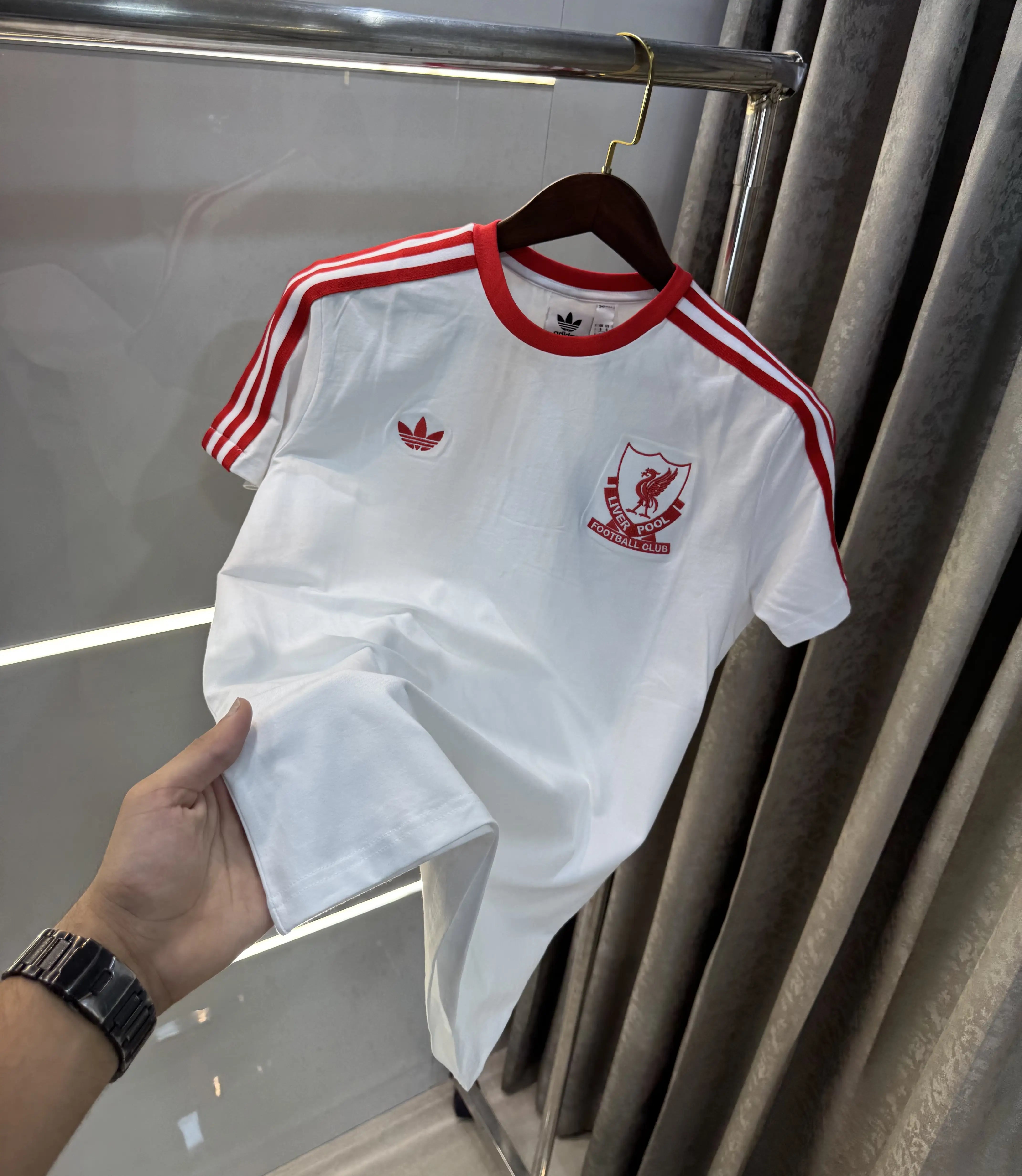 Adidas White Printed Premium Classic T-Shirt Main image