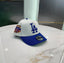 LA White Blue Premium Imported Cap l7890