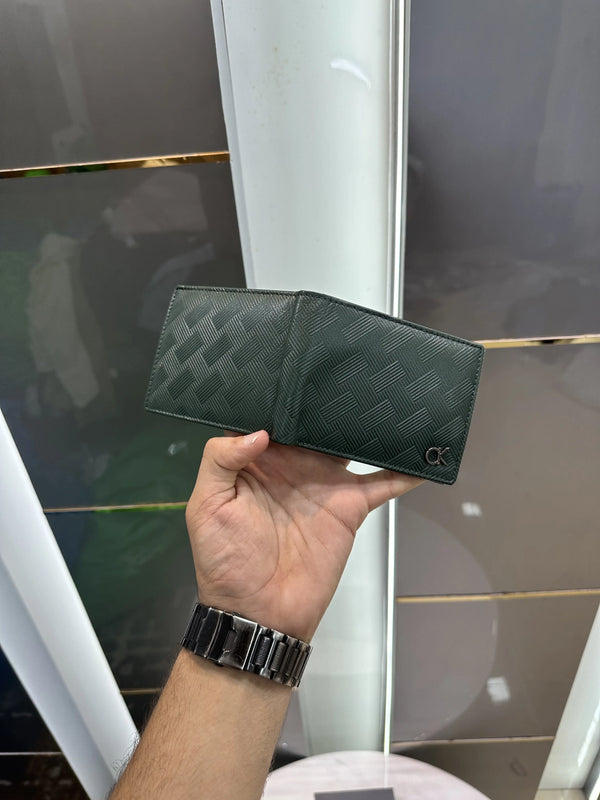 Calvin Klei n Premium Wallet Green With Box ck122