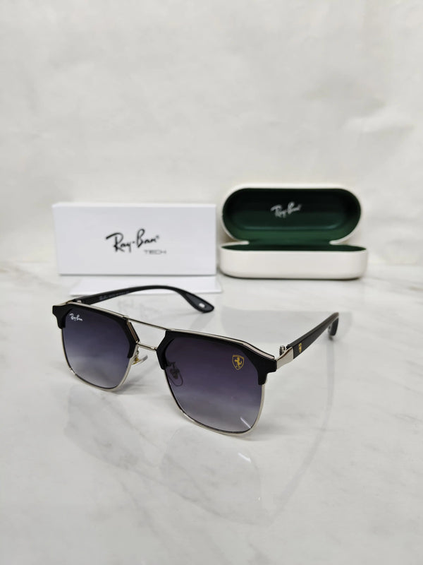 RAY BAN 04 BLACK SILVER GREY