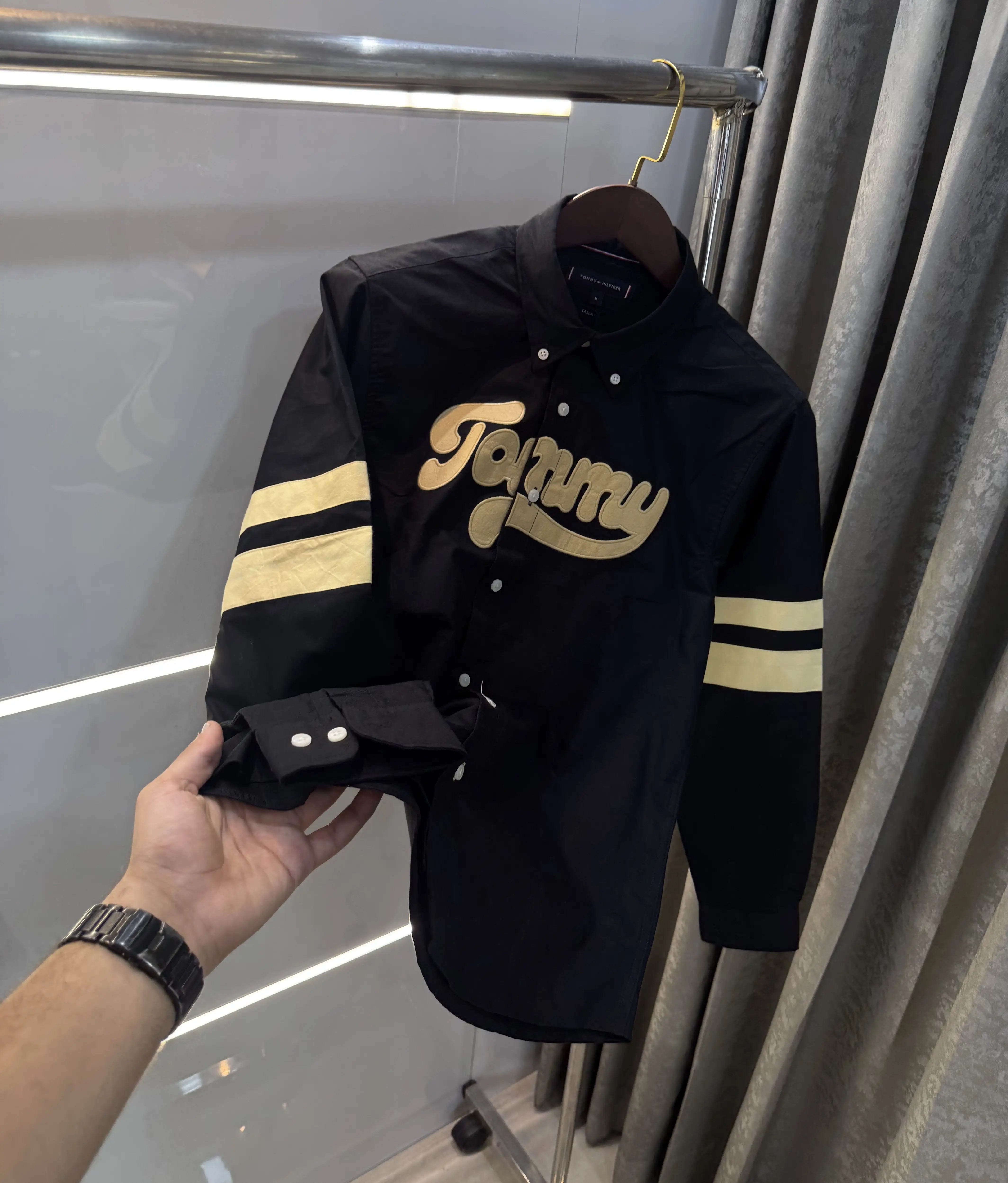 Tommy Hilfiger Black Classic Premium Shirt Secondary image