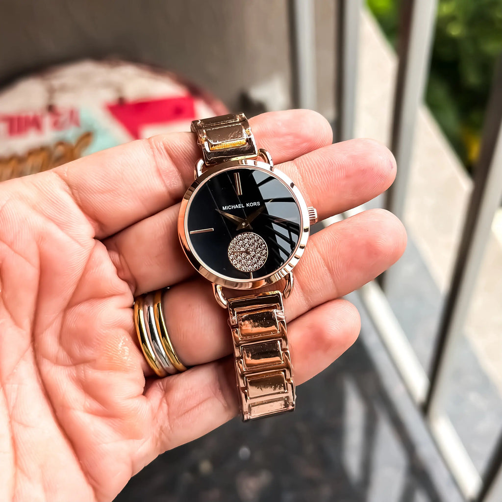 MICHAELKORS_LADIES_ROSE_BLACK