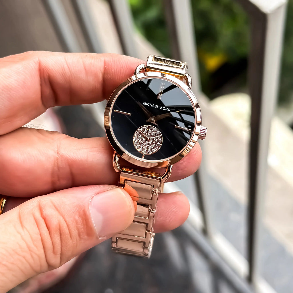 MICHAELKORS_LADIES_ROSE_BLACK
