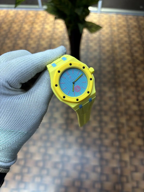 AP X SWATCH ROYAL POP WITH BOX AND SILICON STRAP 