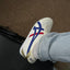 Onitsuk_a Tiger Mexico 66 Slip On White Blue Red Metallic Gold Mens 7A Premium D-2051