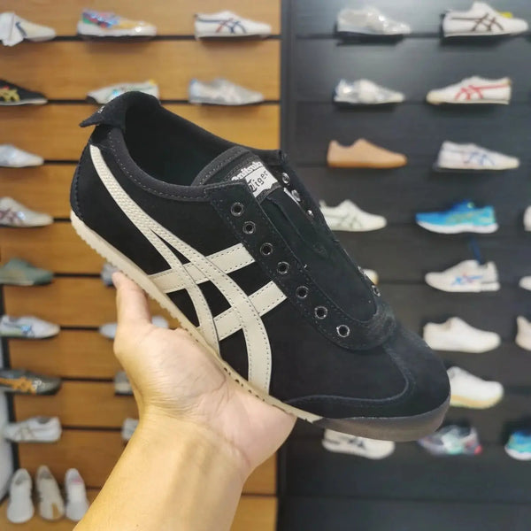 Onitsuka Tiger Mexico 66 Slip-On Black Putty  7A Premium Sneakers D-2030