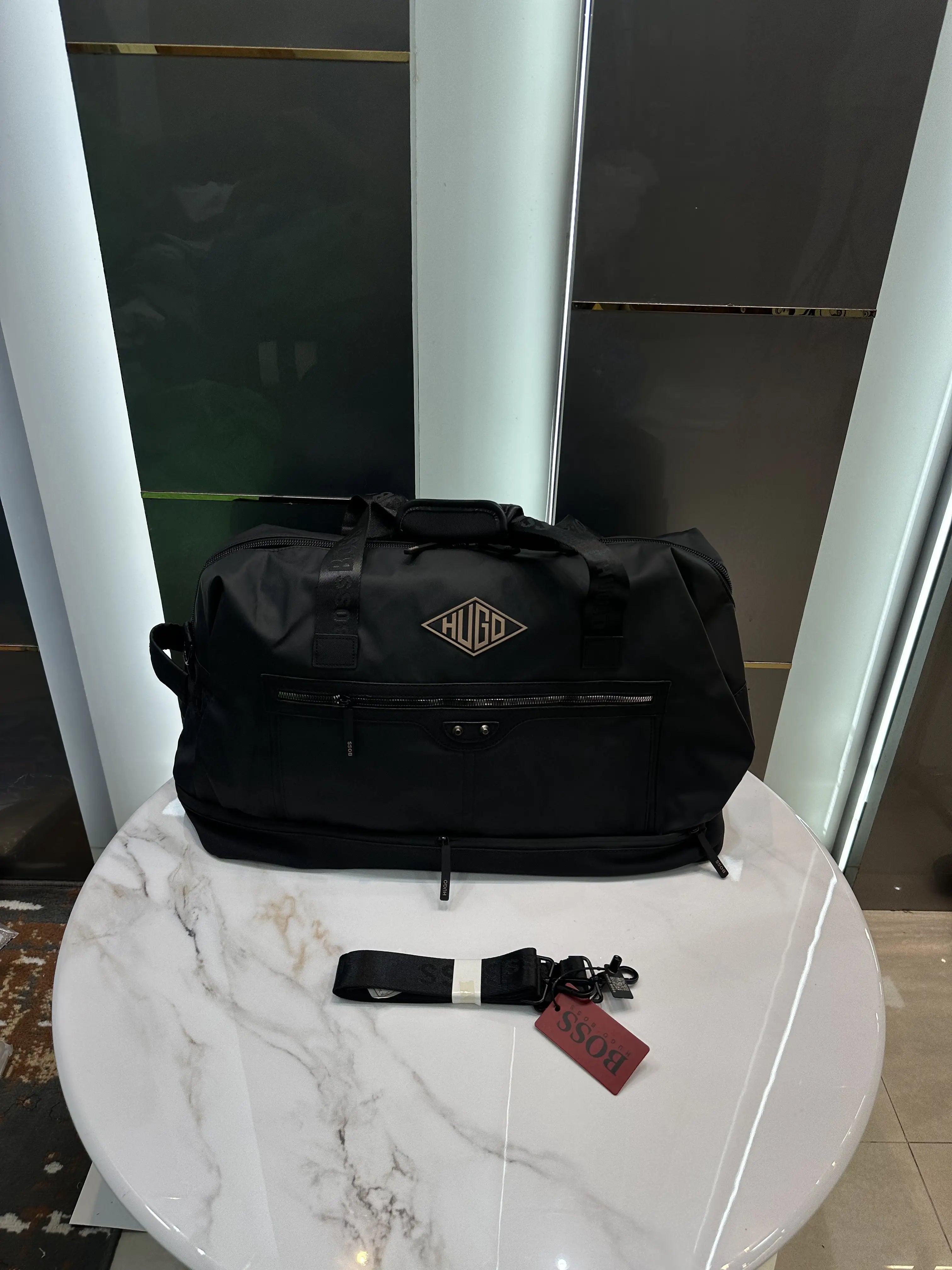 Hugo Bos s Luxury Imported Duffel Bag Bs16006b