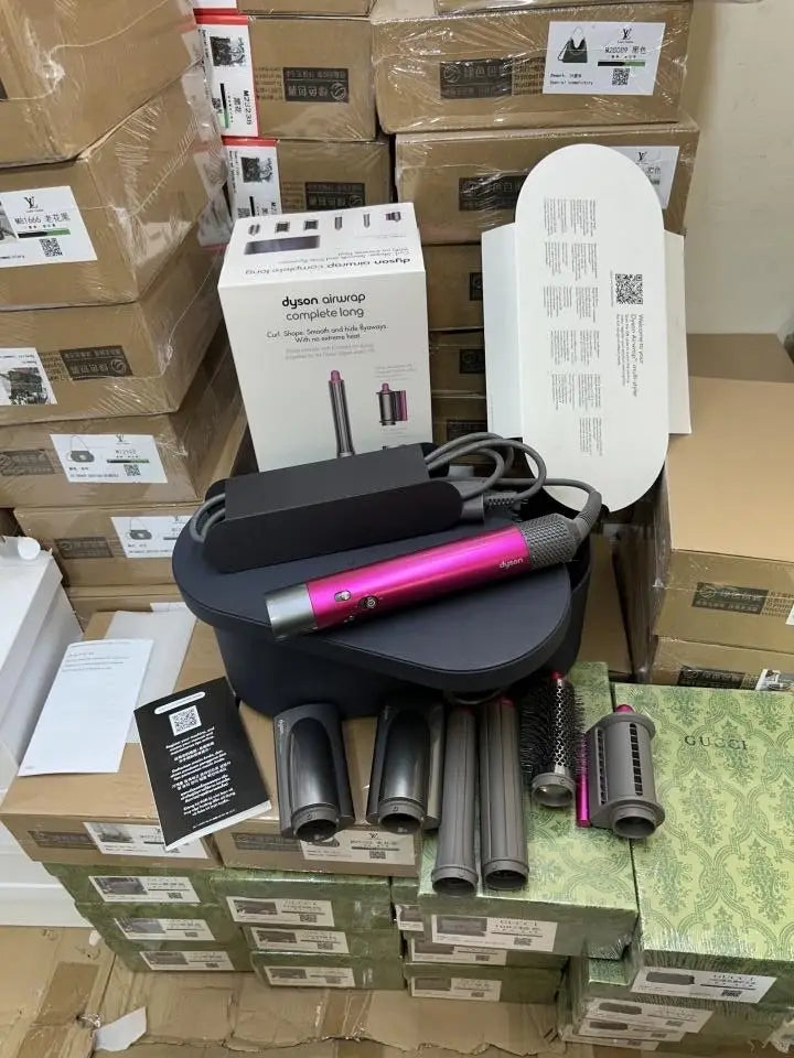 Dyson Airwrap i.d.™ Special Edition Multi-Styler & Dryer (Nickel/Fuchsia) - Complete Long Set Fix Price