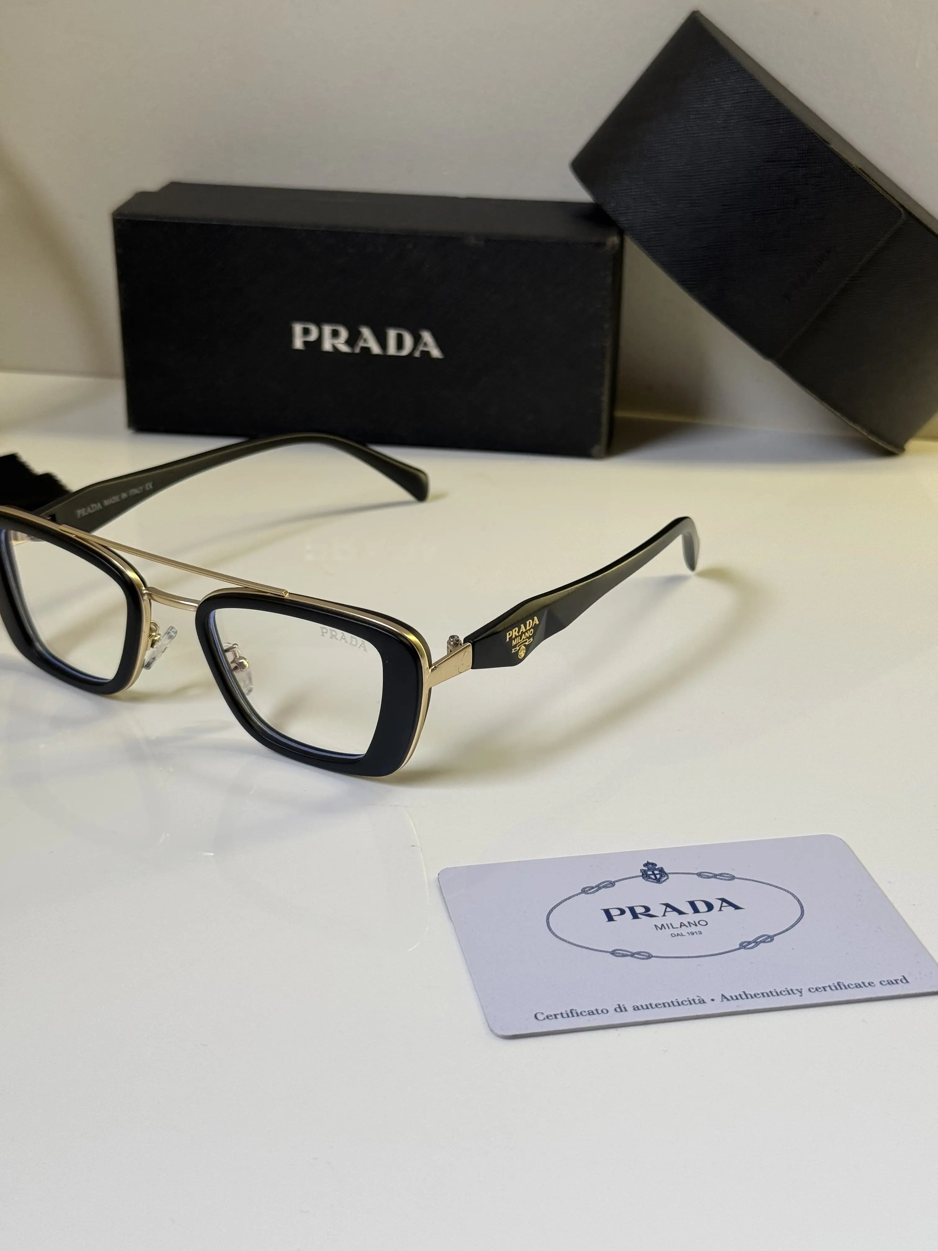 Prada_7380_Gold_Black_Frame