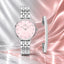 Daniel Wellington Petite Lumine Silver Rose Pink with Classic Silver Bracelet