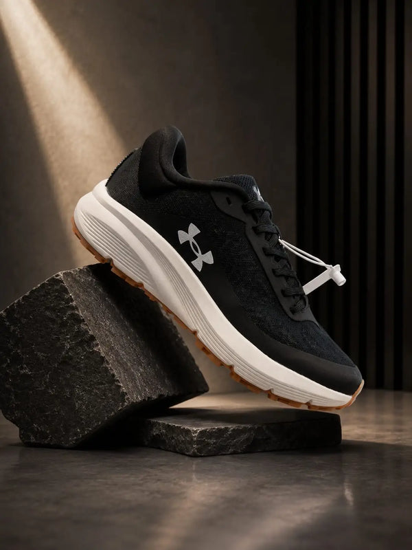 Under_Armour Charge Black White Shoes
