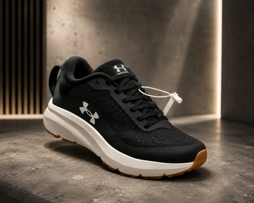 Under_Armour Charge Black White Shoes