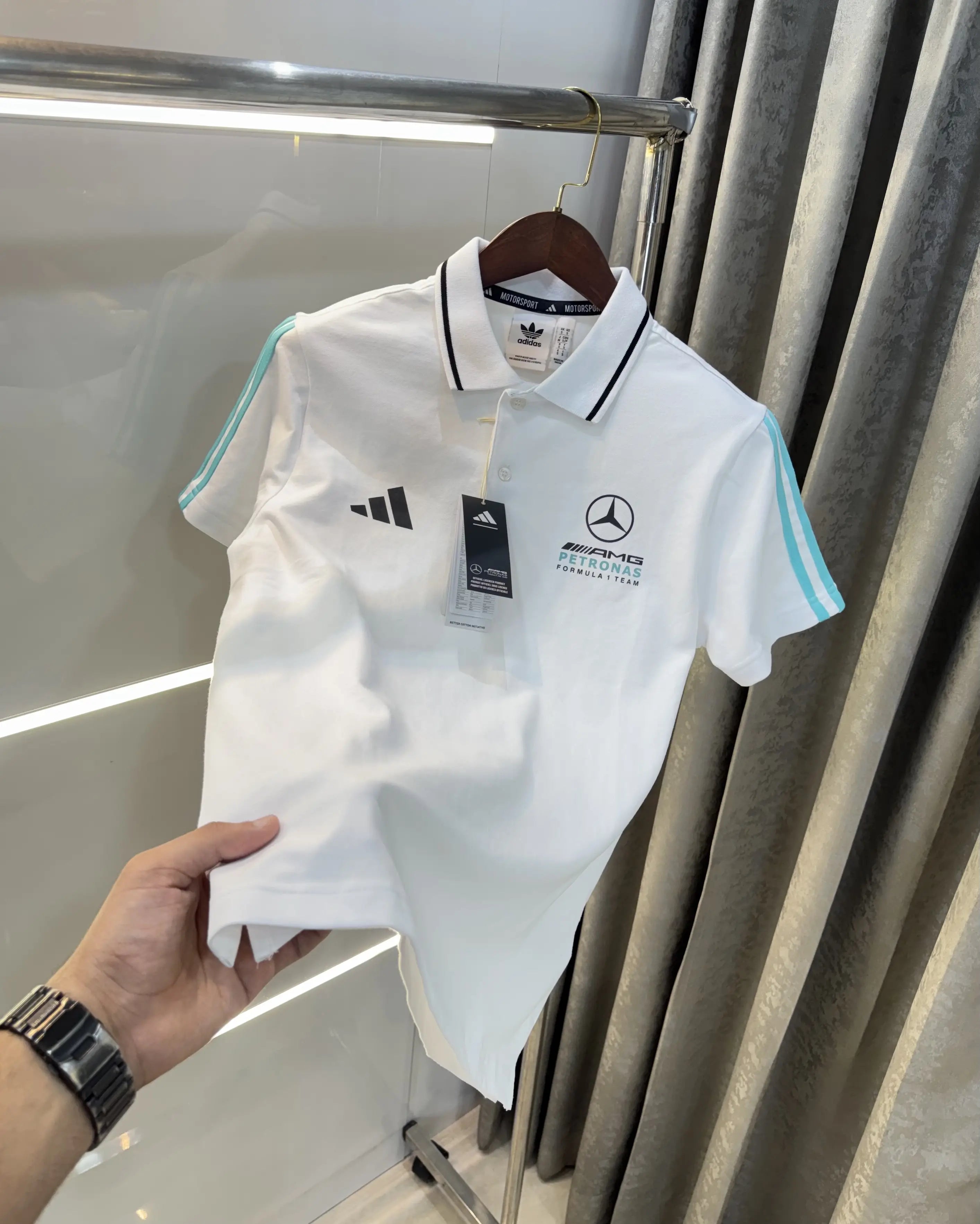 Adida s White Premium Polo T-shirt Main image