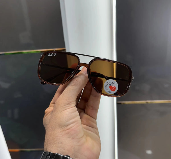 RayBan All Brown Metal Premium Shades 6523