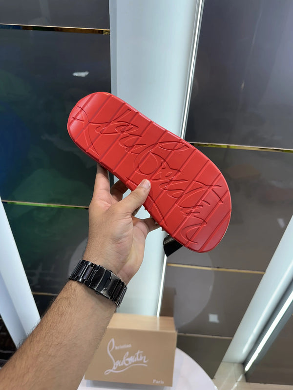 Christian_Louboutin_Take It Easy Black Premium Slide