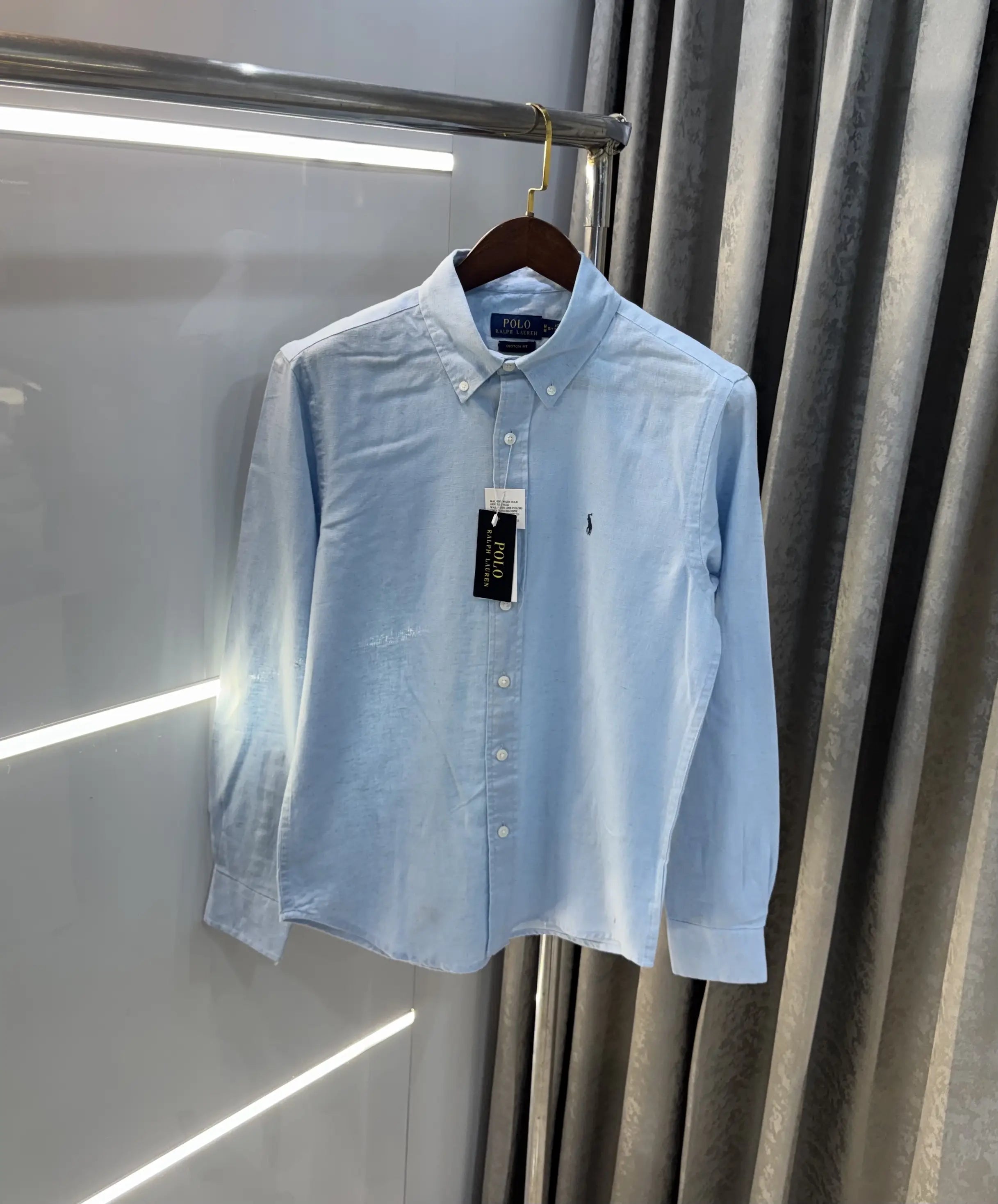 Ralph Lauren Sky Blue Premium Linen Shirt Secondary image