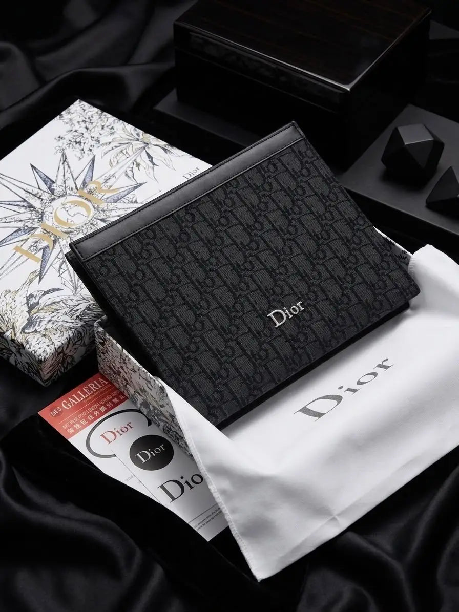 Dio r Luxury Unisex Pochette Grey With Box d165 Main image