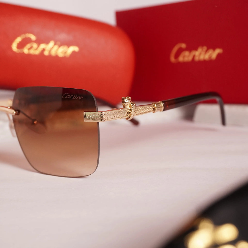 CARTIER 8825 GOLD BROWN