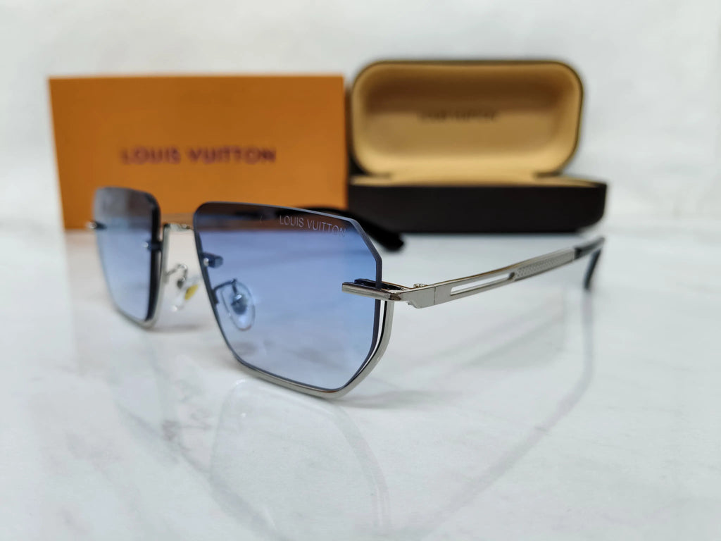 LOUIS VUITTON 2775 SKY BLUE SILVER METALLIC 