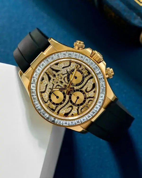 Rolex Daytona Oysterflex Eye Of Tiger Gold