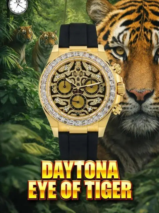 Rolex Daytona Oysterflex Eye Of Tiger Gold