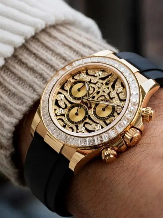 Rolex Daytona Oysterflex Eye Of Tiger Gold