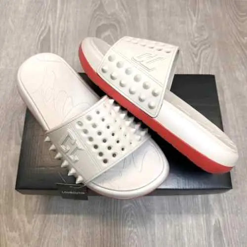 Christian Louboutin Cream Slide Secondary image