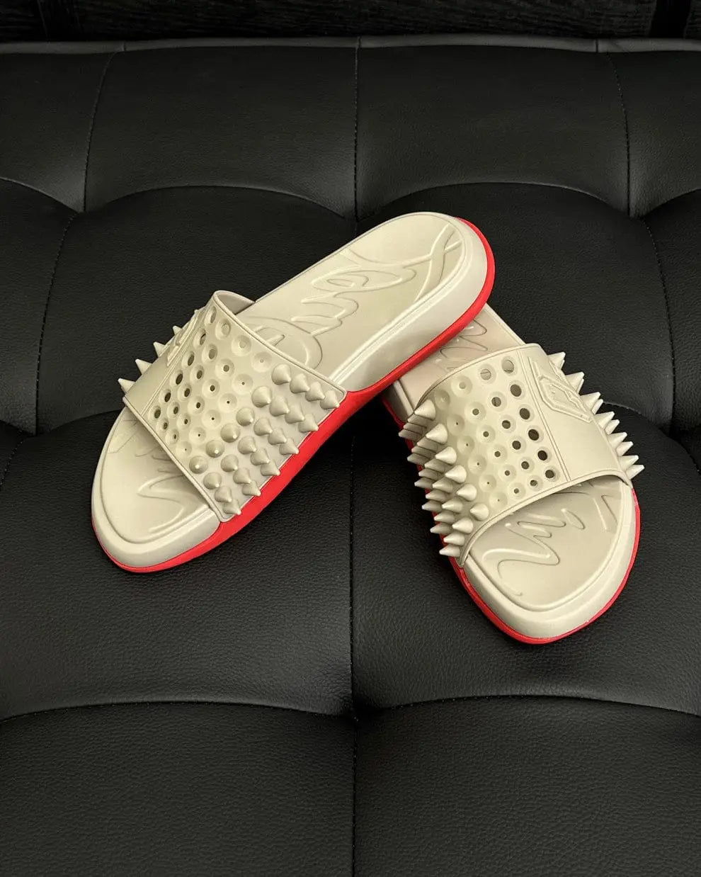Christian Louboutin Cream Slide