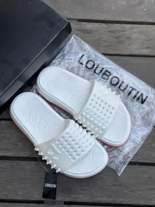 Christian Louboutin White Slide Main image