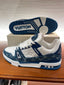 Louis_Vuitton Trainer Denim Blue Sneakers
